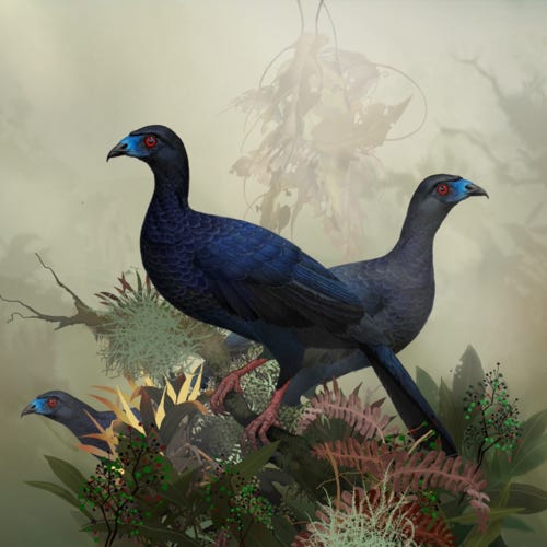 Black Guan painting